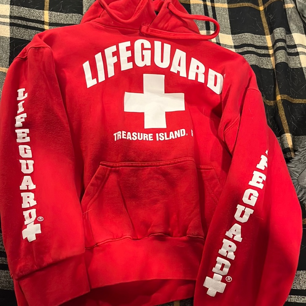 treasure island, fl lifeguard hoodie